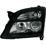  Кристални фарове за opel vectra c (02-05) - черни