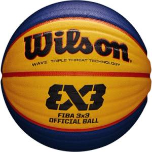 Wilson Официална топка за мач 3x3, за употреба на открито/в зала, размер 6 - WILSON FIBA 3X3 GAME BALL