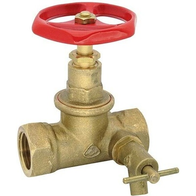 Slovarm Ventil K-125T 1" přímý, s odvodněním, voda 411096