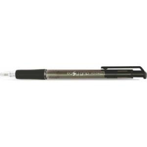 FlexOffice Химикалка, 0, 4 мм, с бутон, FLEXOFFICE "EasyGrip", черна FO-08BLACK (FO-08BLACK)