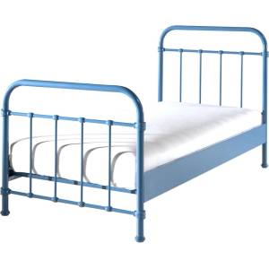 VIPACK Синьо метално детско легло , 90 x 200 cm New York - Vipack (NYBE9007)