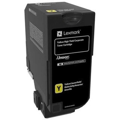 Lexmark 84C2HYE CX725 тонер касета с голям капацитет, жълт 16K (84C2HYE)