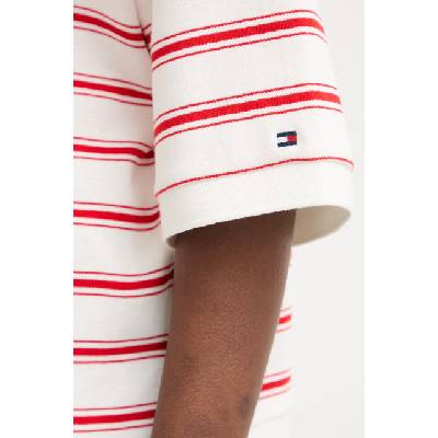 Tommy Hilfiger тениска с яка дамска от памук (WW0WW50026)