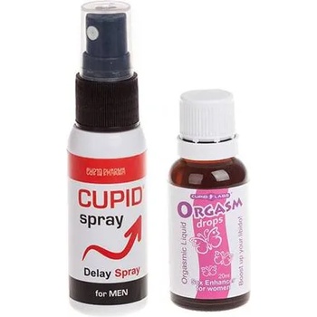 Image 1 of CUPID LABS Задържащ спрей за мъже Cupid Spray и Възбуждащи капки Orgasm drops