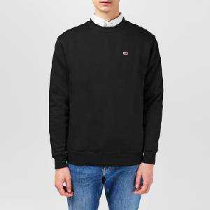 Tommy Hilfiger Блуза Tommy Jeans Crew Neck Sweatshirt - Black BDS