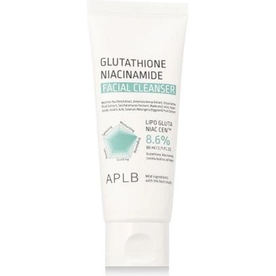APLB Glutathione Niacinamide Facial Cleanser нежна почистваща пяна с глутатион и ниацинамид 80 ml