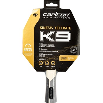 Carlton Хилка за тенис на маса Carlton Kinesis Xelerate K9 Table Tennis Bat Adults -