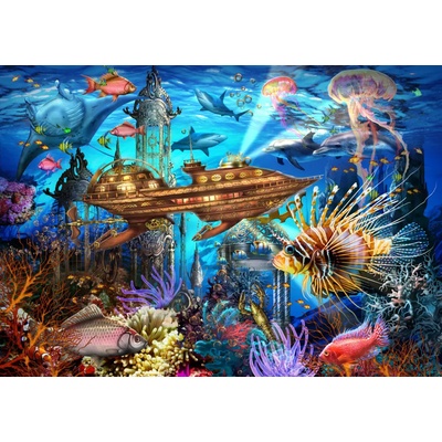 Bluebird Puzzle - Puzzle Marchetti: Aqua City - 1 000 piese