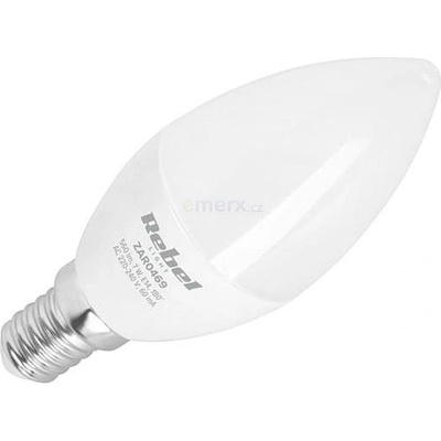 Rebel žiarovka LED E14 7W biela prírodná