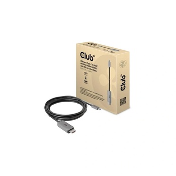 Image 1 of Club 3D CLUB3D CAC-1587 кабелен преобразувател мъжко/женско USB Gen2 Type-C HDMI тип A (стандартен) Черен (CAC-1587)