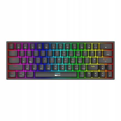 Káblová klávesnica Marvo Shogo 63 RGB TKL Mechanická herná
