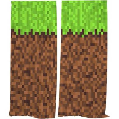 IMPAR Závěsy Pixely (Rozměr : 140x250, Materiál: Interlock)