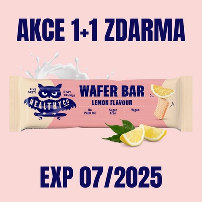 HealthyCo Wafer citron 24 g 1+1 Zdarma – Sleviste.cz