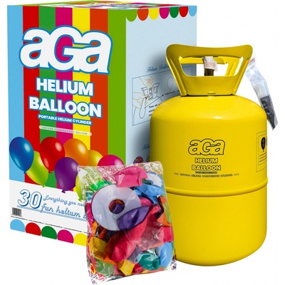 Aga4Kids Helium do balónků PARTY 30 MIX Green Blue