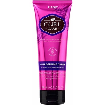 Hask Curl Care definující krém pro vlnité a kudrnaté vlasy 198 ml
