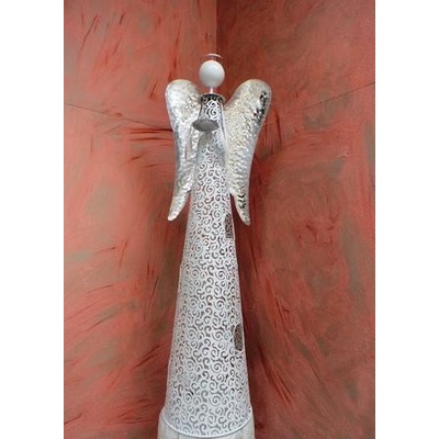 Anděl kov - svíčky velký – Sleviste.cz