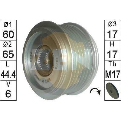 Voľnobeżka alternátora ERA ZN5662