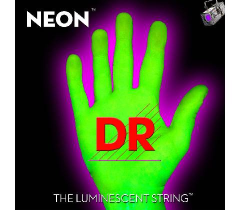 DR Strings DR Neon Green Bass 5 String Medium