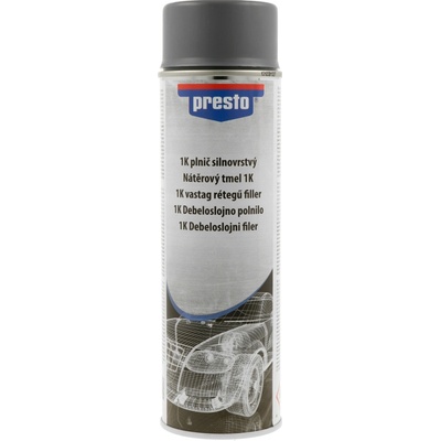 PRESTO plnič silnovrstvý šedý 500 ml