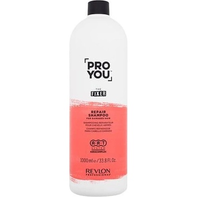 Revlon Professional ProYou The Fixer repair shampoo hloubkově čisticí šampon pro poškozené vlasy 1000 ml