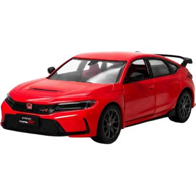 Kinsmart Метална количка Kinsmart - 2024 Honda Civic Type R, 1: 36, червена (55109)