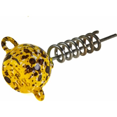 Lucky John jigová hlavička BBS Wobbling Flexhead Pike yellow 28g 2ks