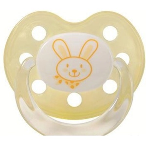 Baby-Nova Силиконова залъгалка Baby Nova - Листо и зайче, размер 1 (28220) - baby