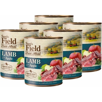 Sam's Field Adult True Meat Lamb & Apple 6 x 800 g