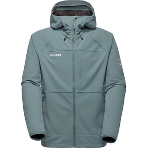 Mammut Мъжко софтшел яке Mammut Ultimate Comfort Softshell Hooded Jacket Softshell jacket - Strata - размер XL (003-3448-0314)