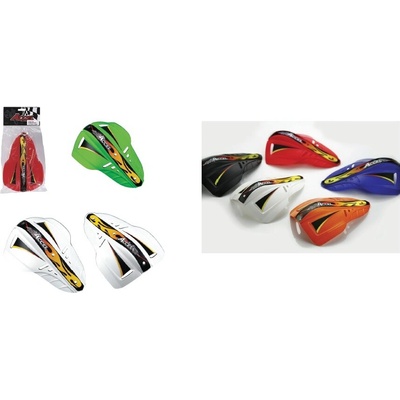 ACCEL náhradní plasty pro kryty páček ENDURO barva bílá (pro HGS 01,02,05,06,07) (2 ks)