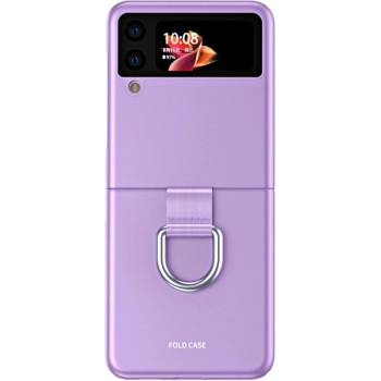 GKK Матов Калъф с Пръстен за Samsung Galaxy Z Flip 3, GKK Ring Case, Лилав (5901012400062)