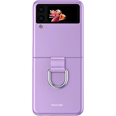 GKK Матов Калъф с Пръстен за Samsung Galaxy Z Flip 3, GKK Ring Case, Лилав (5901012400062)