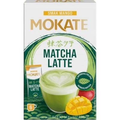 Mokate Matcha Latte Mango 6 x 14 g