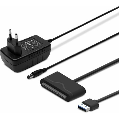 Savio AK-35/B USB 3.1 C (M) – Jack 3,5 mm (F) černý