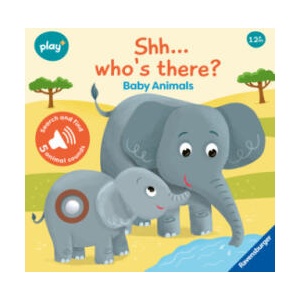 Ravensburger Play+ Shh. . . Who's there? Baby Animals (My First Seek and Find Sound Book), Baby book 12+ months | Dynamo Limited (ISBN: 9783380970095)