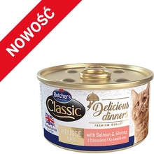 BUTCHER'S Classic Delicious Dinners s lososeom a krevetami 85 g