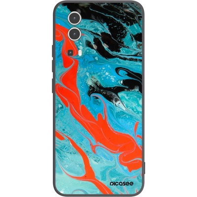 Pouzdro Picasee silikonové Vivo Y72 5G - Blue Magma černé