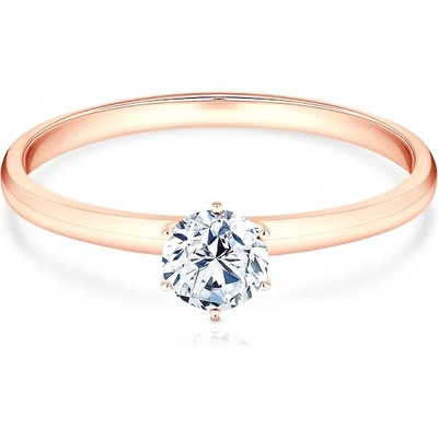 SAVICKI Годежен пръстен savicki: розово злато, диамант