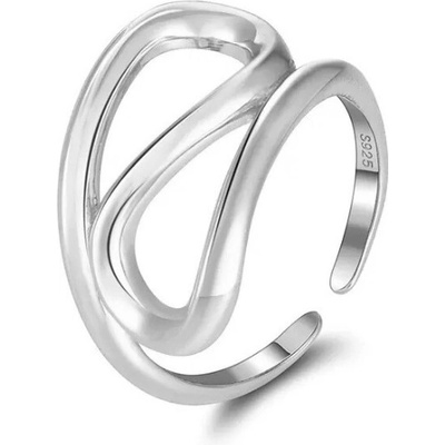 Majya Stříbrný nastavitelný prsten CHRISTL 11390