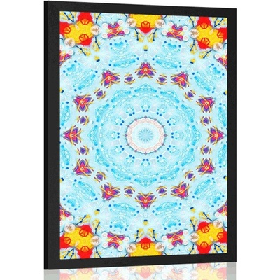 Plakát zajímavá Mandala - 40x60 silver