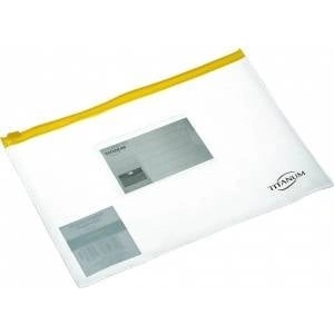 TITANUM PP A5 zipper briefcase transparent