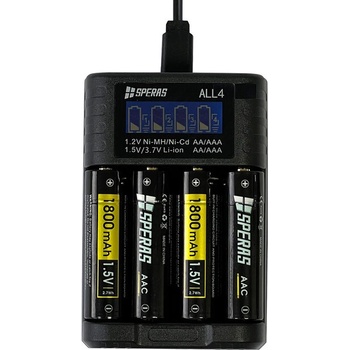 SPERAS зарядно устройство за батерии ALL4 (ALL4)