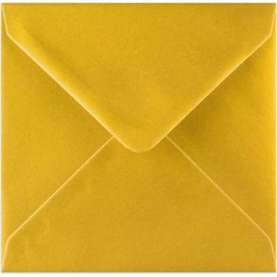 Zlatá metalická obálka 140x140 mm