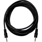 MBX Кабел mbx aux 3.5 мм жак към 3.5 мм жак, 3 м, черен (15611)