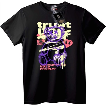 NOONEBRAND Тениска Доверявай на Мечката Градска - 2XL, White
