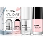 NOBEA Nail Care Strong & Nude Set комплект лак за нокти