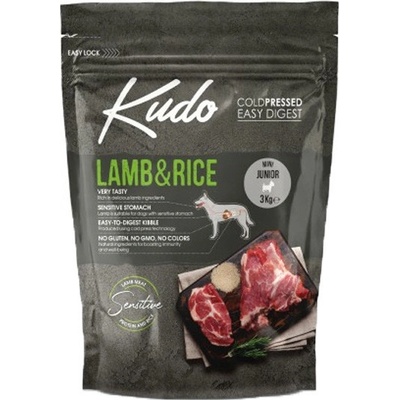 Kudo Dog Junior Mini Lamb & Rice 3 kg
