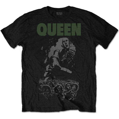 Queen News of the World 40th Full Cover Black M Риза (QUTS26MB02)