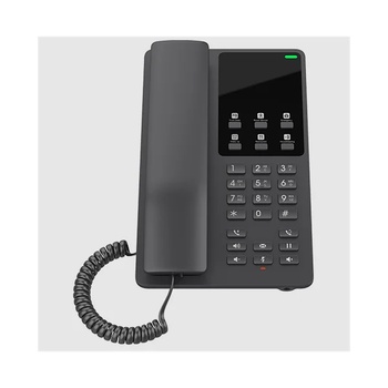 Grandstream Хотелски телефон GRANDSTREAM VoIP, черен - GHP621 (GHP621)