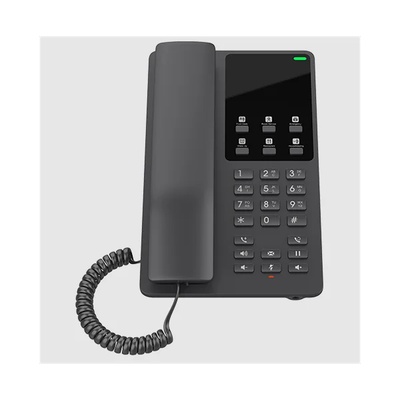 Grandstream Хотелски телефон GRANDSTREAM VoIP, черен - GHP621 (GHP621)